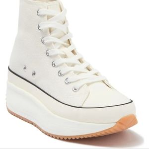 Madden Girl Winnona Platform Sneakers Size 8 White New